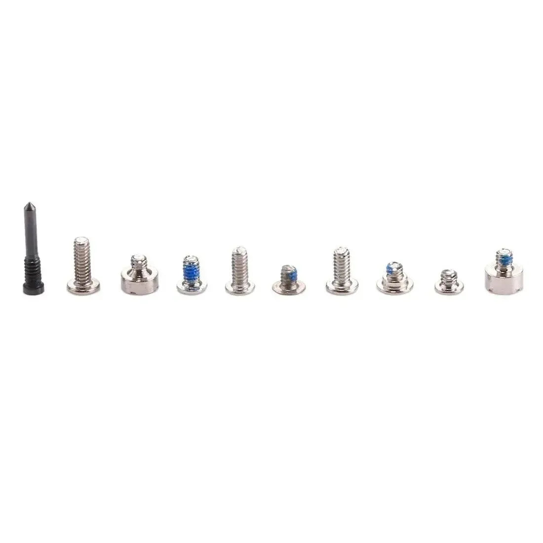 For Apple iPhone X Screws Full Set Black