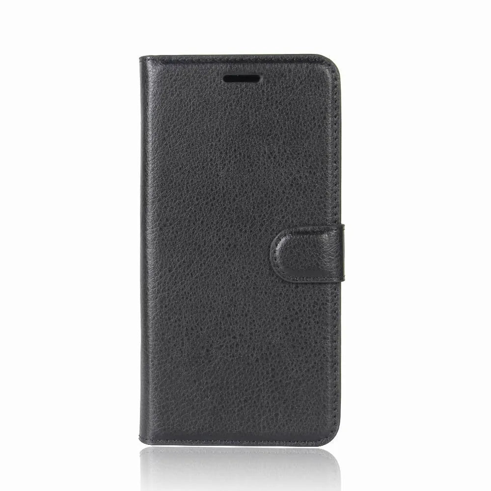 For Apple iPhone XR Premium Aokus Wallet Case Black
