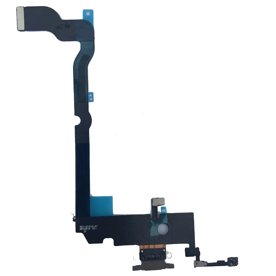 For Apple iPhone XS Max Charging Port Flex Cable Replacement - Black
