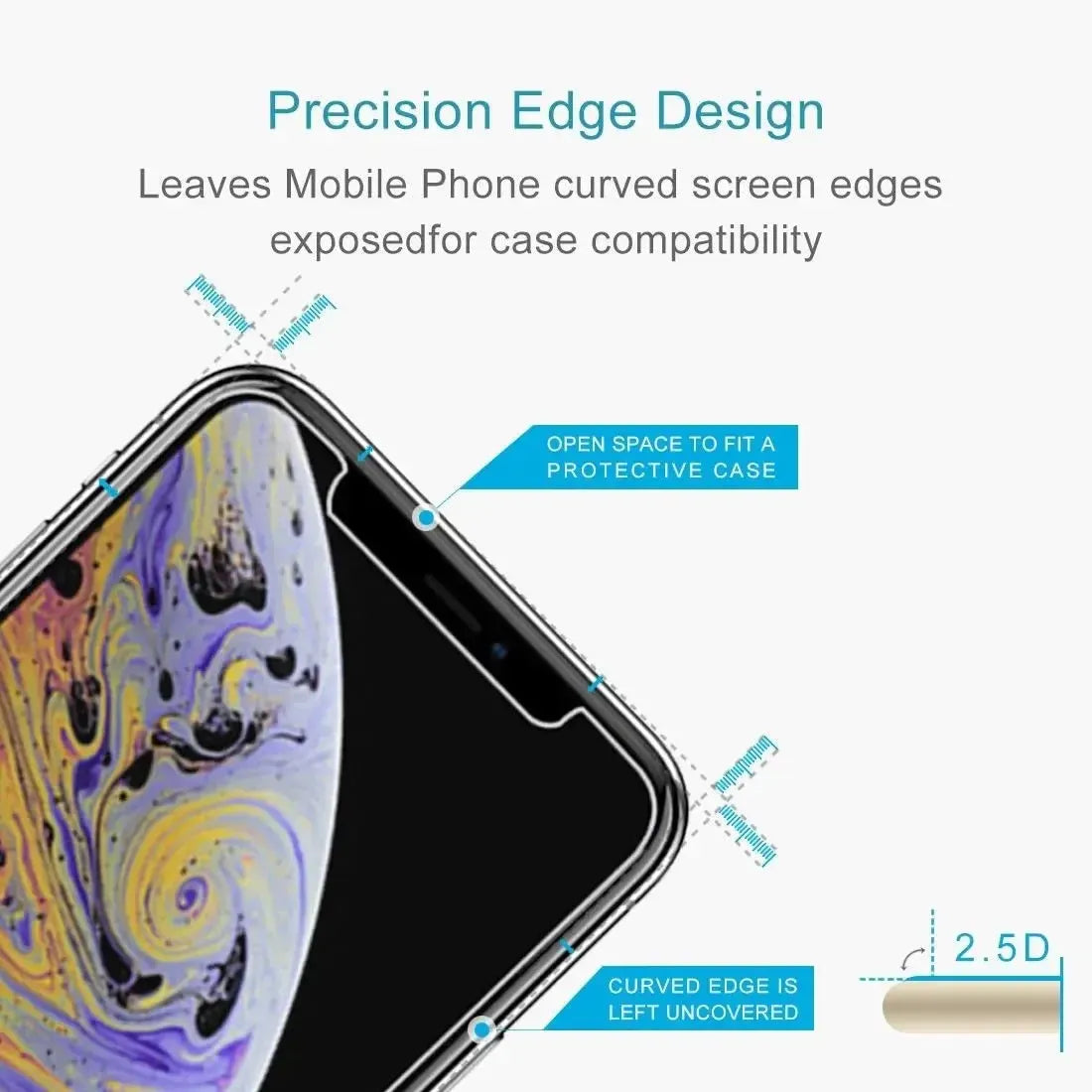 For Apple iPhone XS Max Tempered Glass