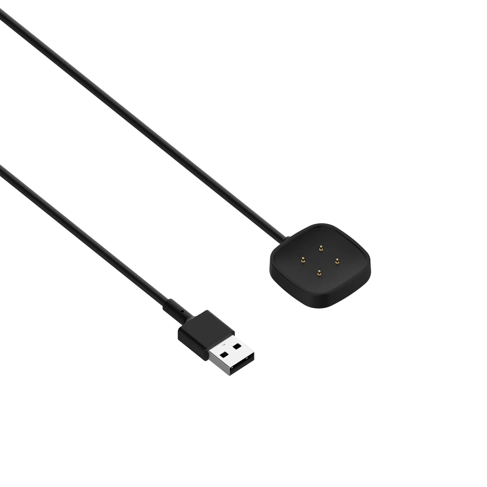 For Fitbit Sense & Versa 3 Magnetic Charging Cable Black