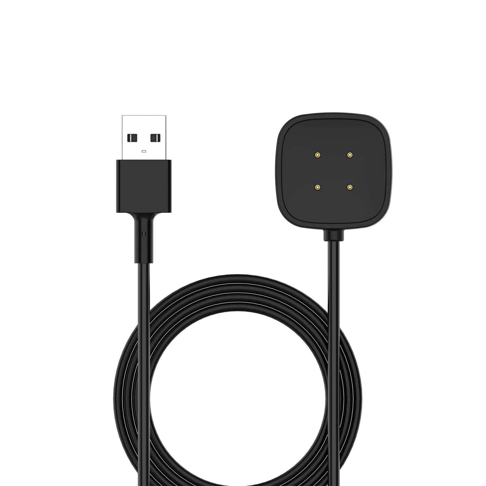 For Fitbit Sense & Versa 3 Magnetic Charging Cable Black