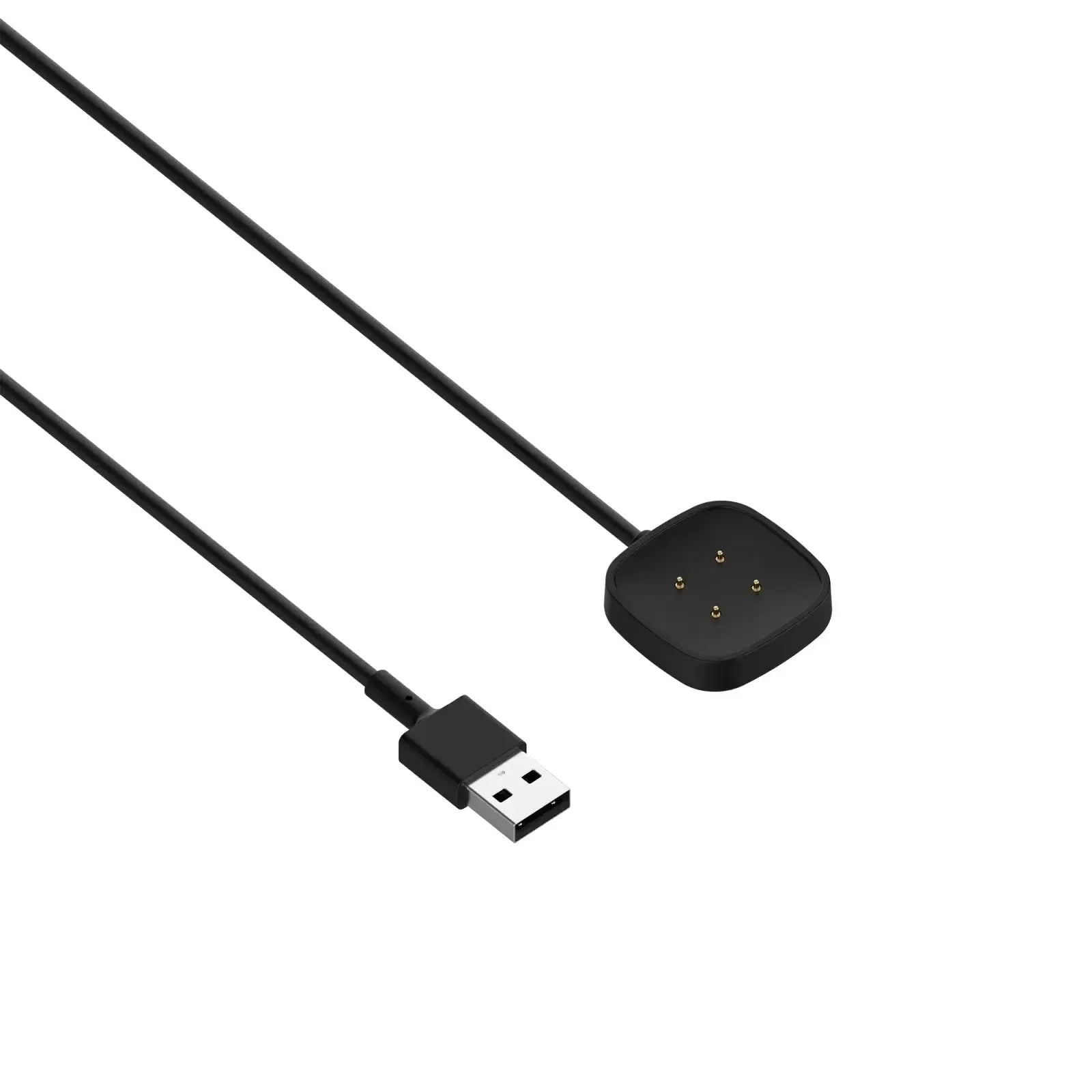 For Fitbit Sense 2 Magnetic Charging Cable Black