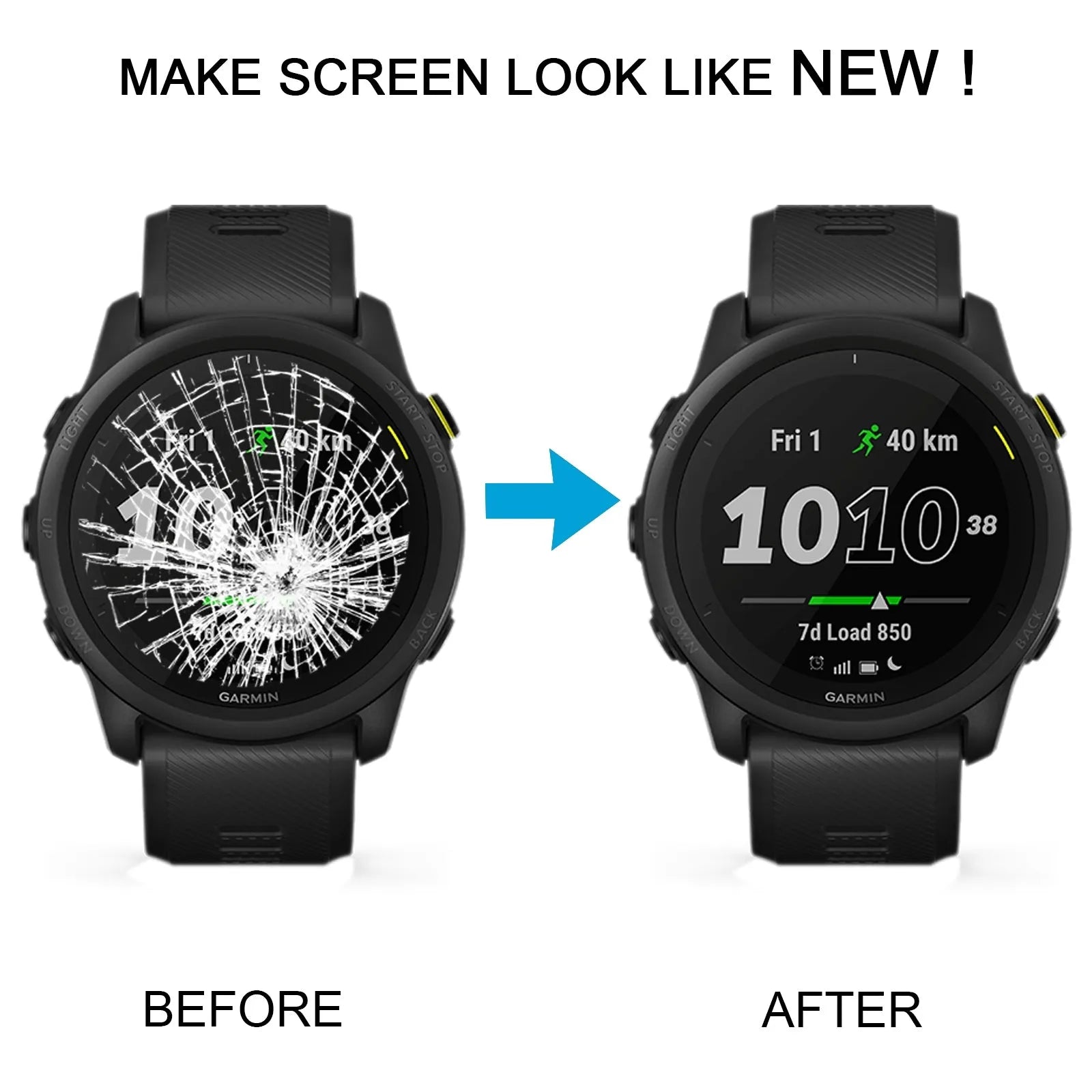 For Garmin Forerunner 745 LCD Display Touch Screen Digitizer Replacement