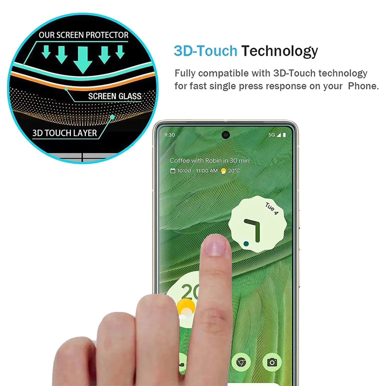 For Google Pixel 7 Tempered Glass / Screen Protector