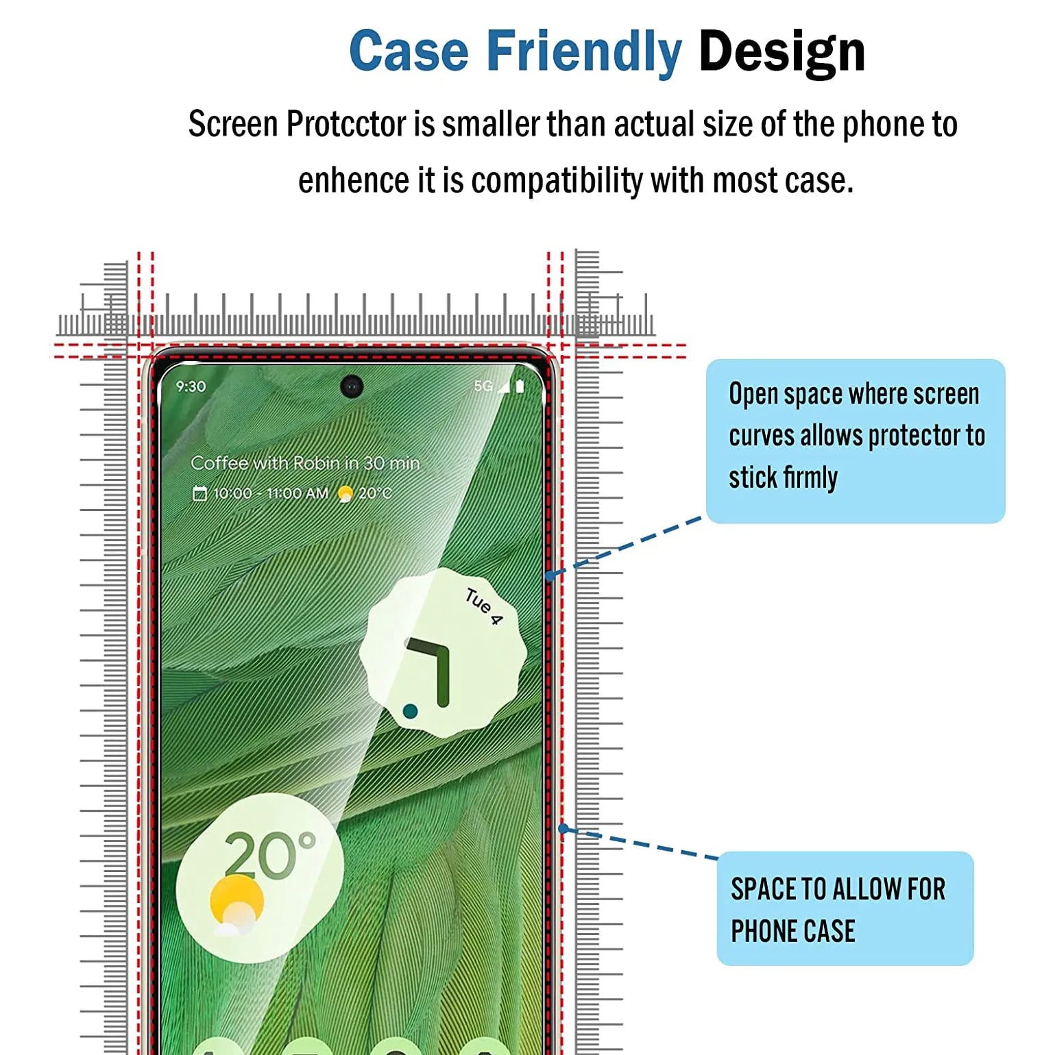 For Google Pixel 7 Tempered Glass / Screen Protector