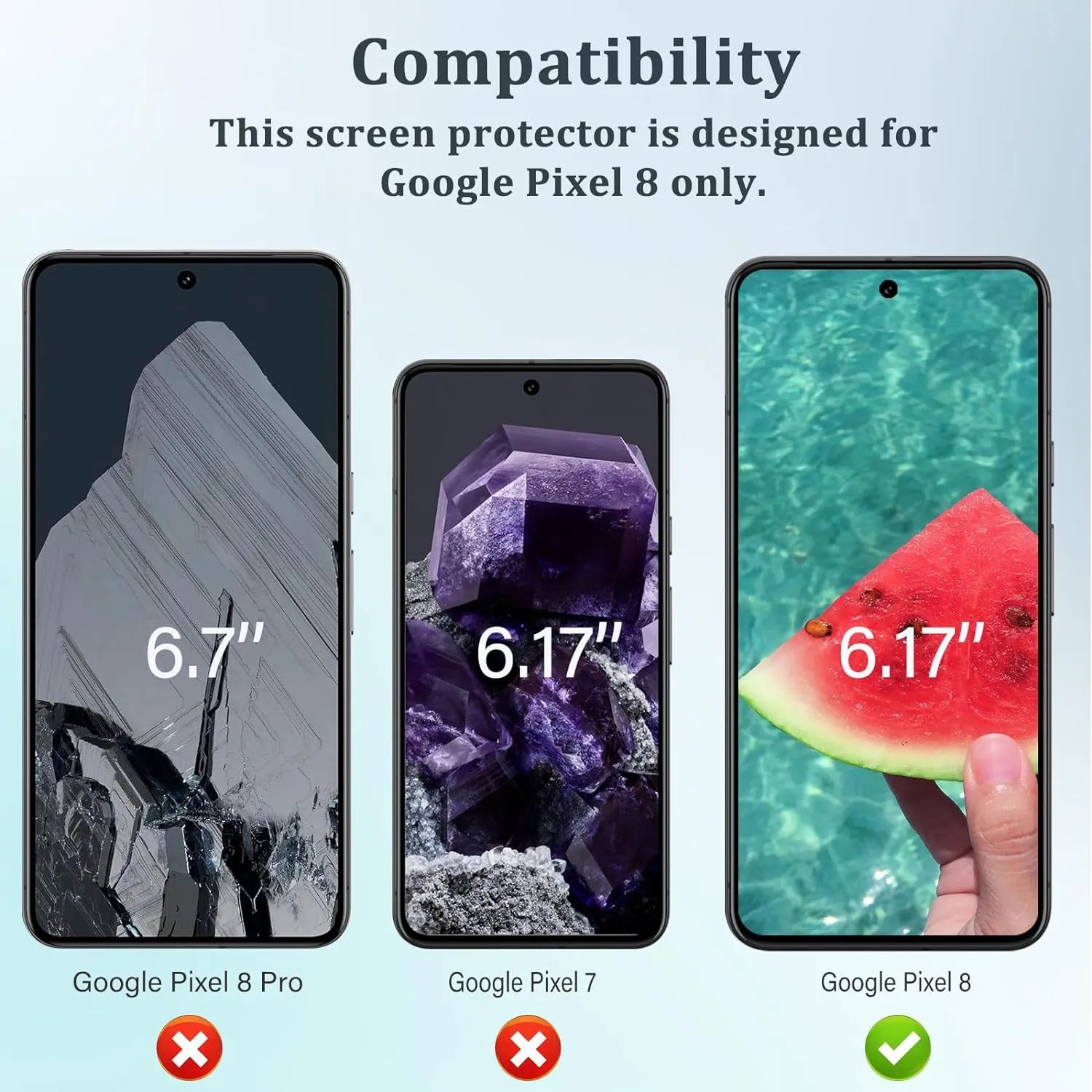 For Google Pixel 8 Tempered Glass / Screen Protector