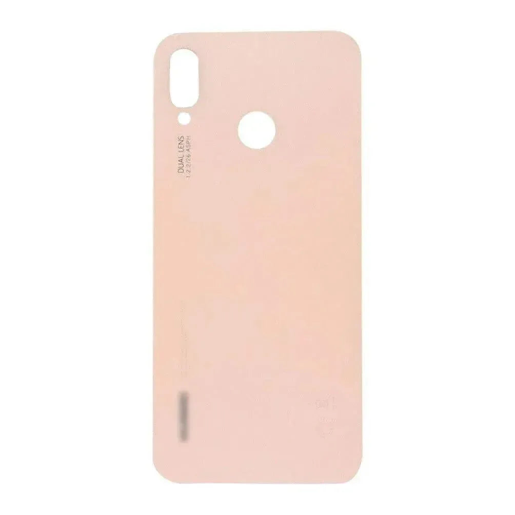 For Huawei P20 Lite Battery Cover Rear Glass Replacement With Adhesive Pink