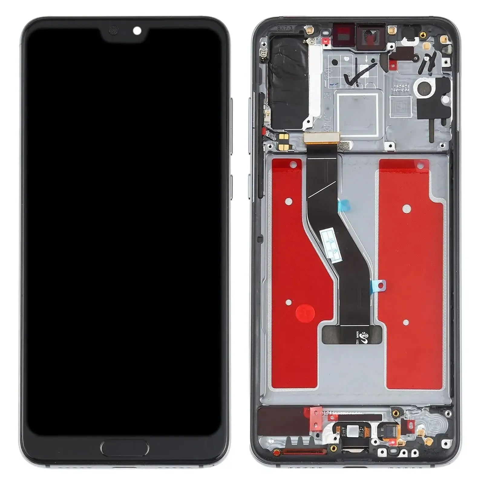 For Huawei P20 Pro Replacement LCD Touch Screen Assembly With Frame - Blue