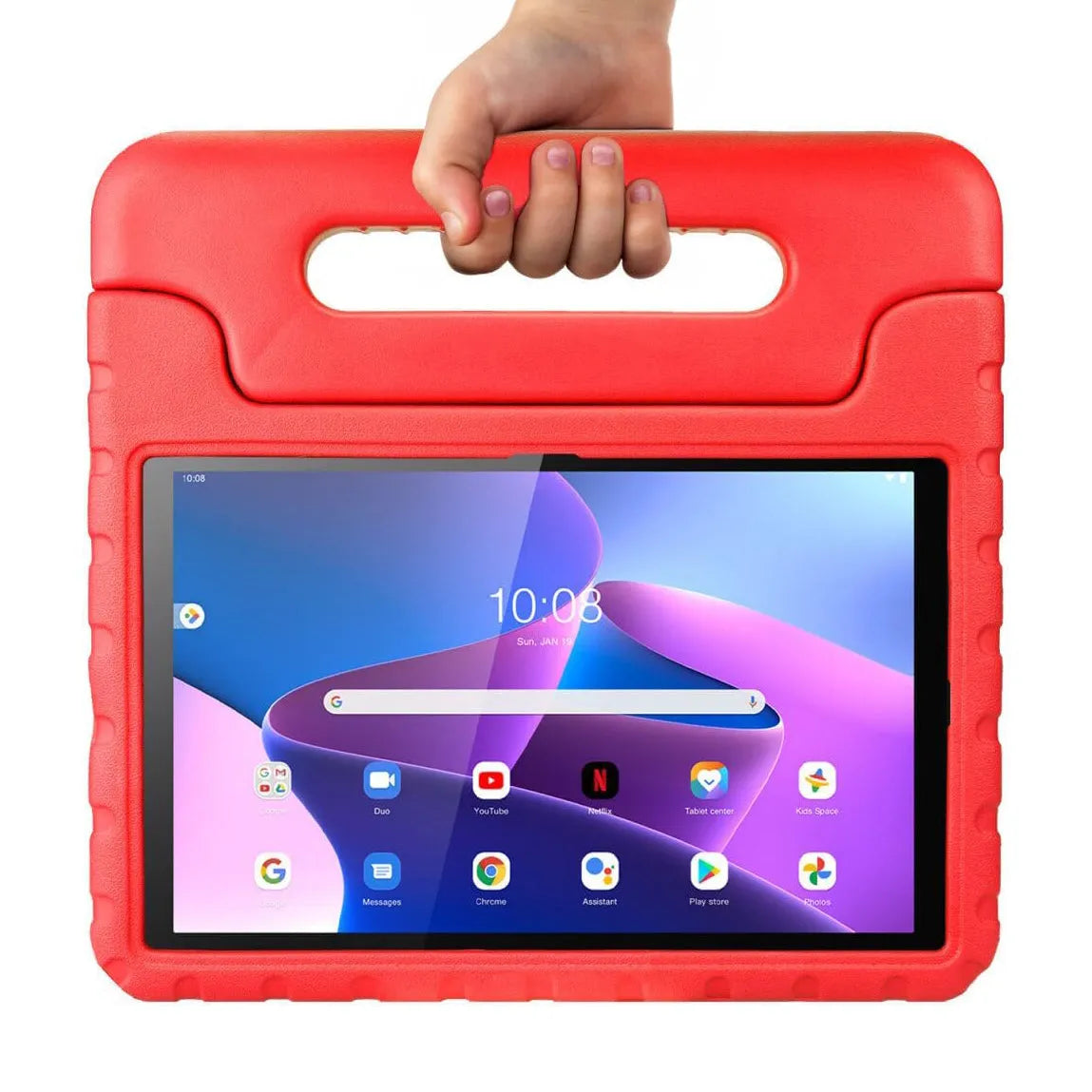For Lenovo Tab M10 3rd Gen TB328FU / TB328XU Kids Case Shockproof Cover With Stand - Red