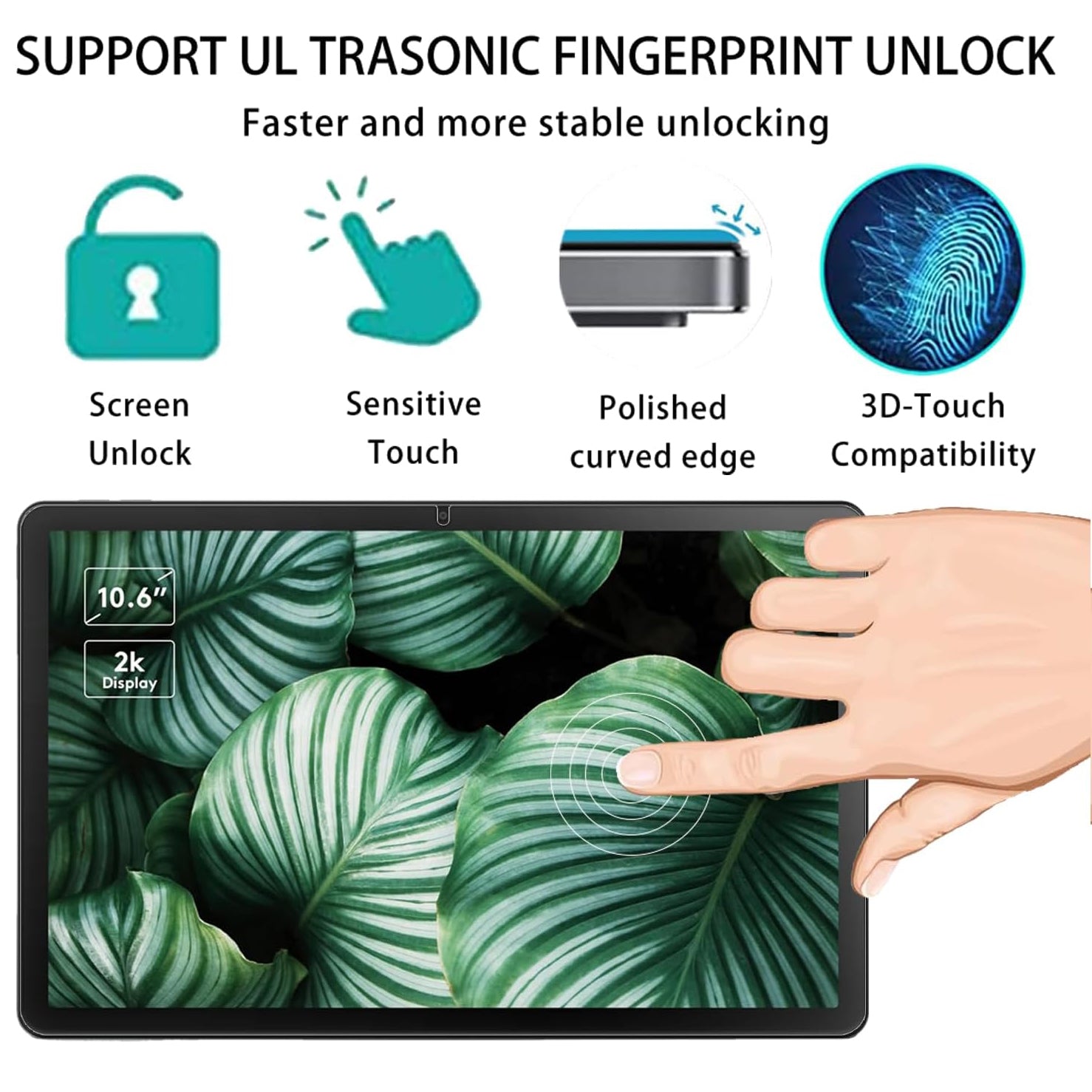 For Lenovo Tab M10 Plus 3rd Gen Tempered Glass Screen Protector