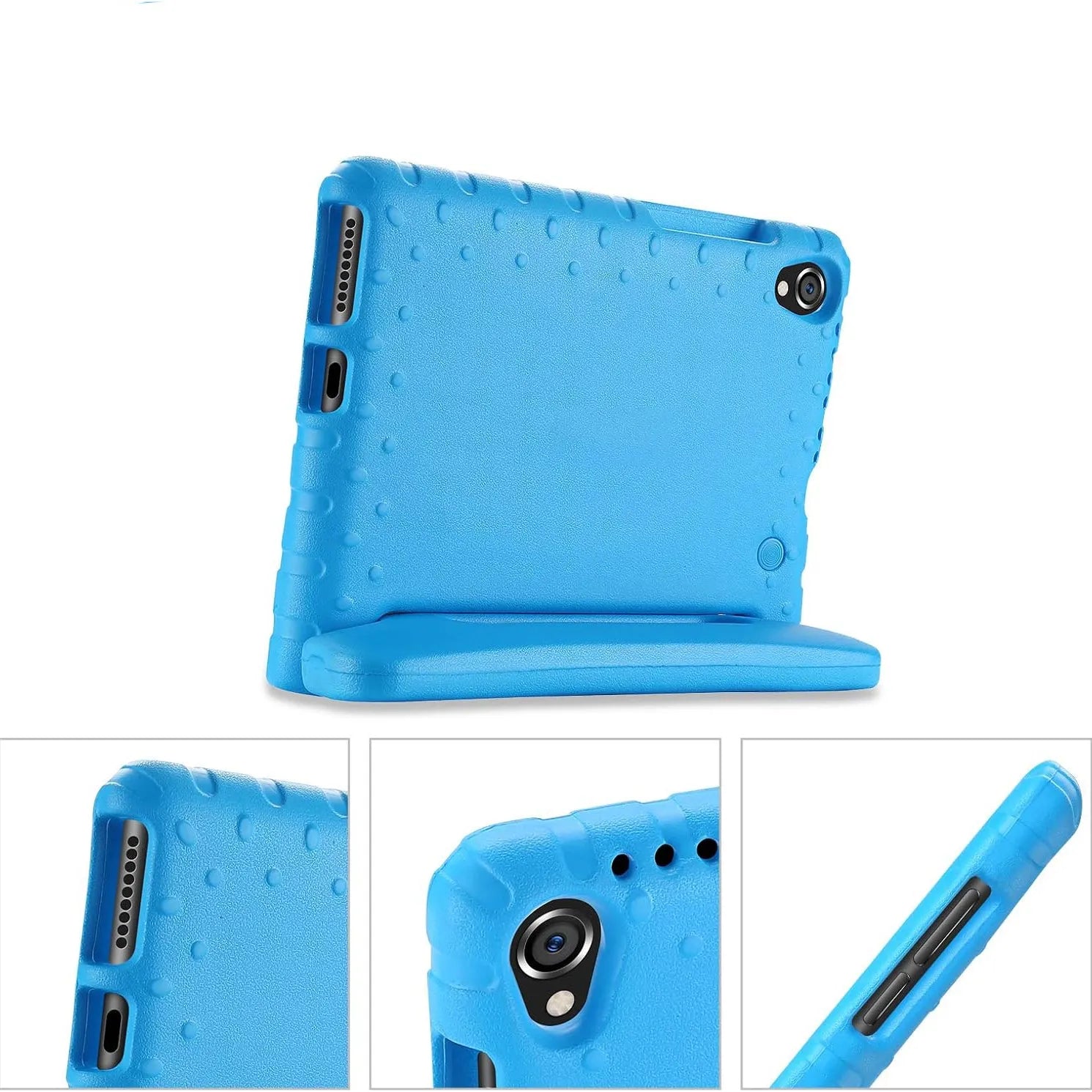 For Lenovo Tab M8 2nd TB-8505X TB-8505F Kids Case Shockproof Cover With Stand - Blue