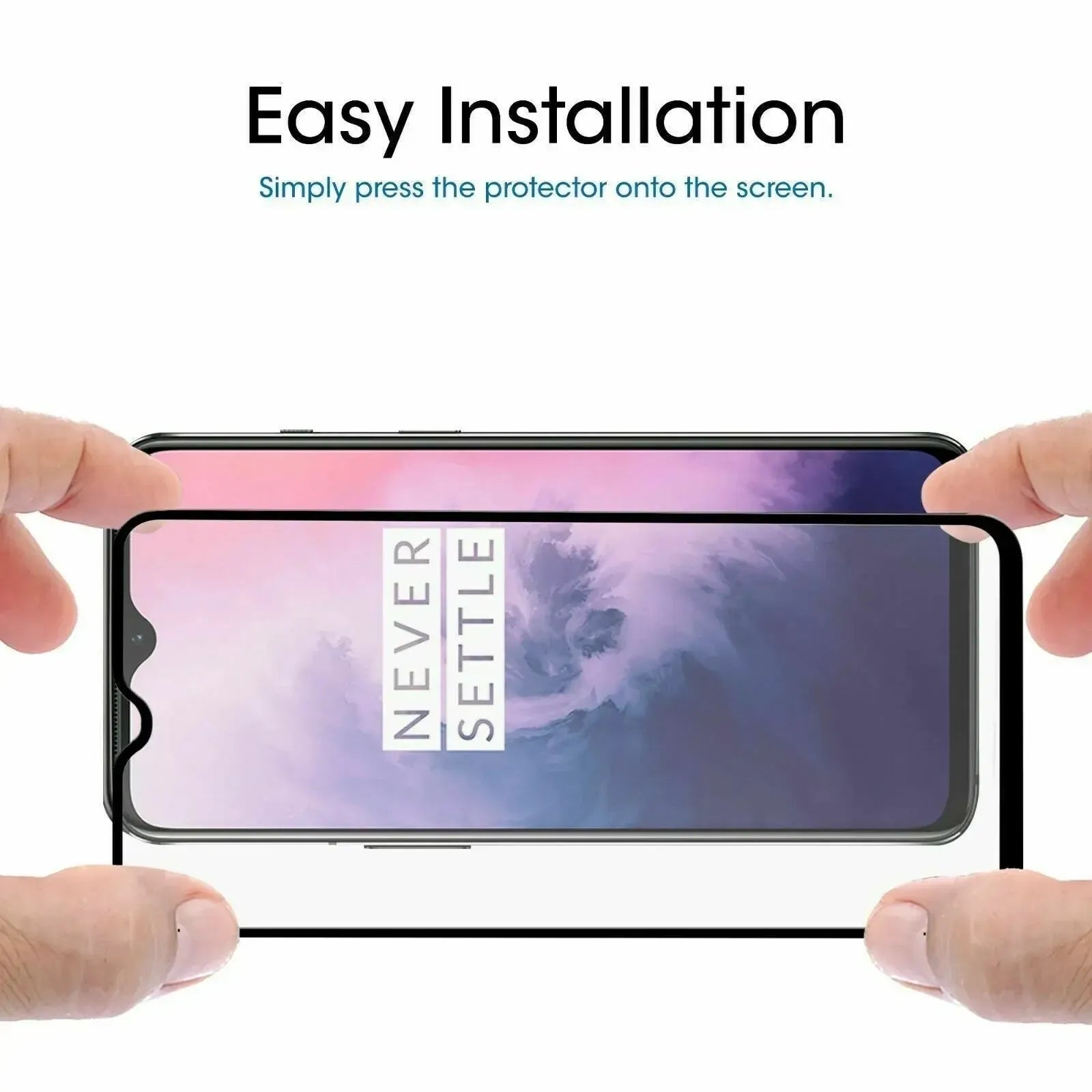 For OnePlus 7 Full Coverage 9D Tempered Glass