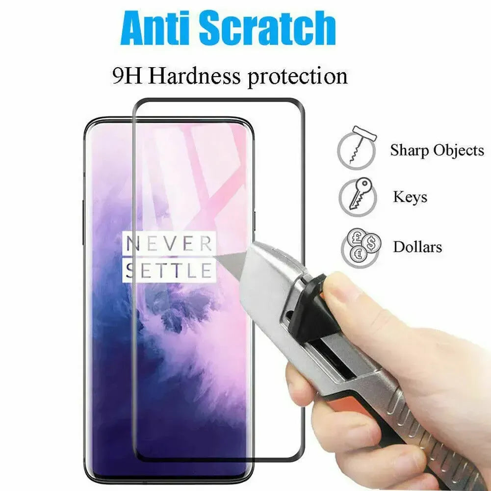 For OnePlus 7 Pro 9D Full Coverage Tempered Glass