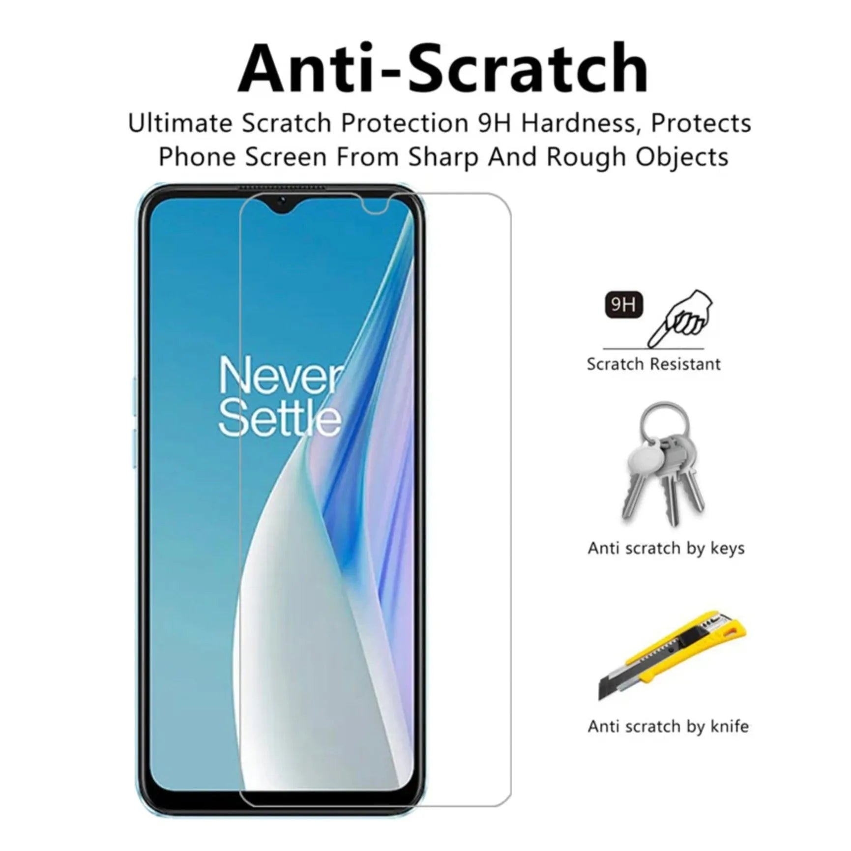 For OnePlus Nord N300 Tempered Glass / Screen Protector