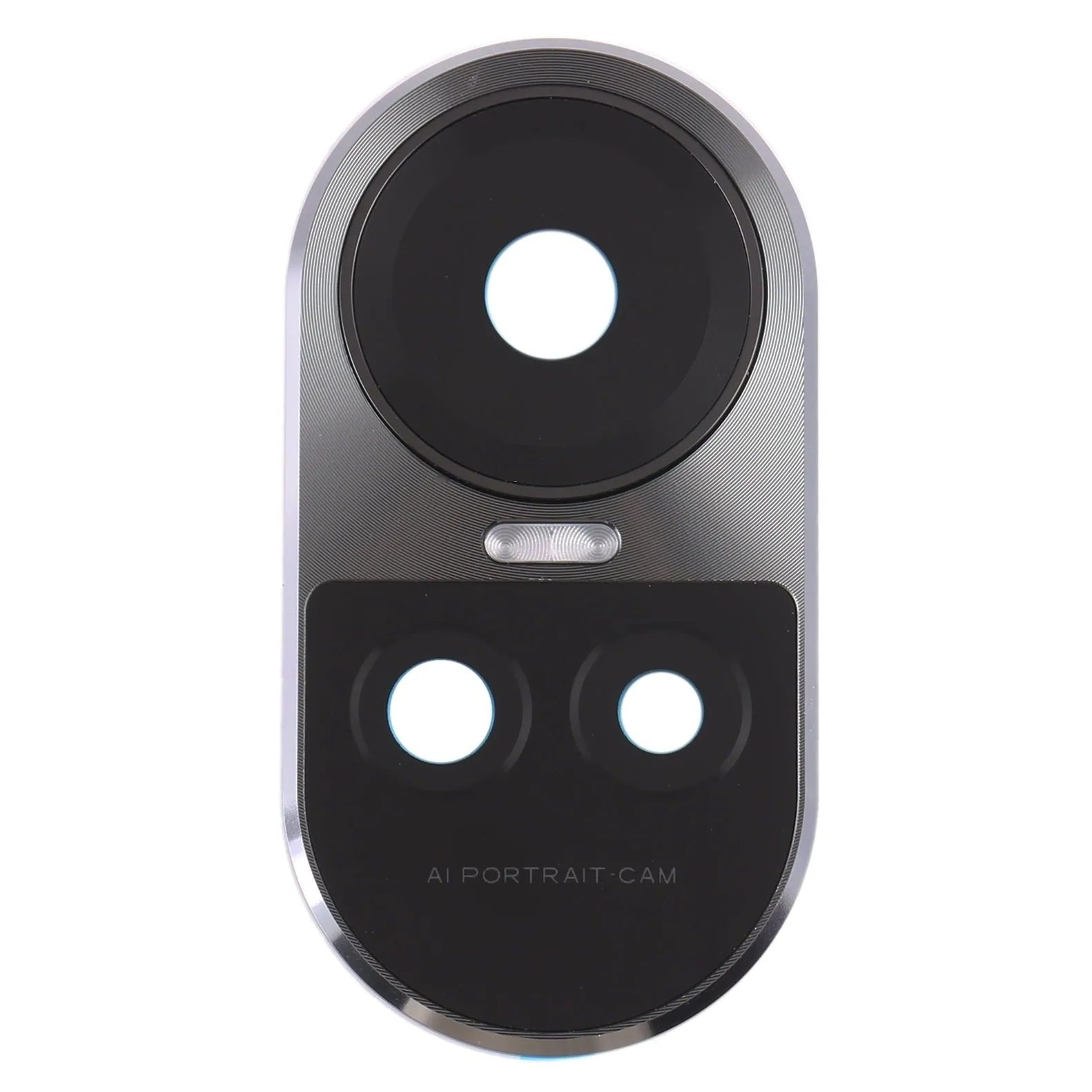 For Oppo Reno 10 Global Camera Lens Glass Cover With Frame Grey