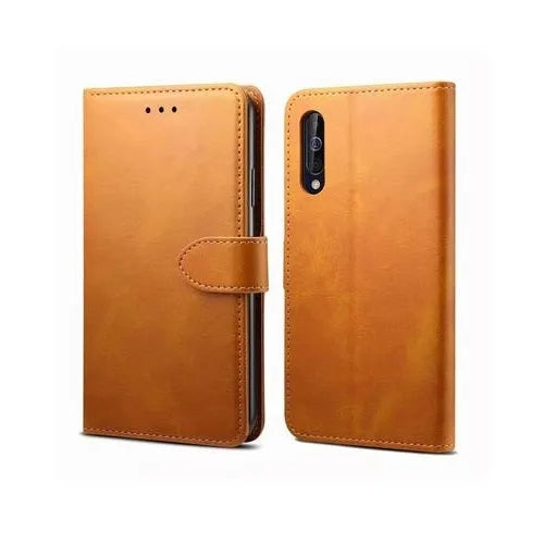 For Samsung Galaxy A02s Premium Aokus Wallet Case Khaki