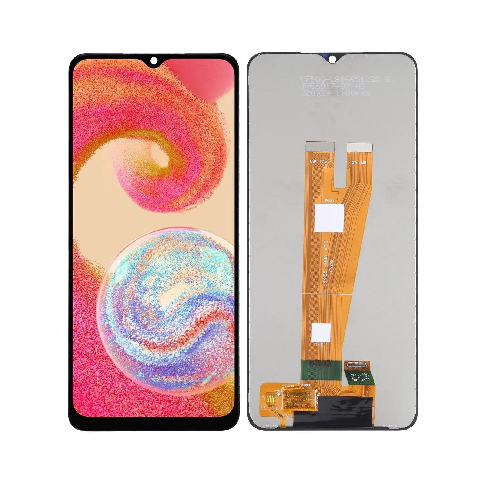 For Samsung Galaxy A04 Replacement LCD Touch Screen Assembly - Black