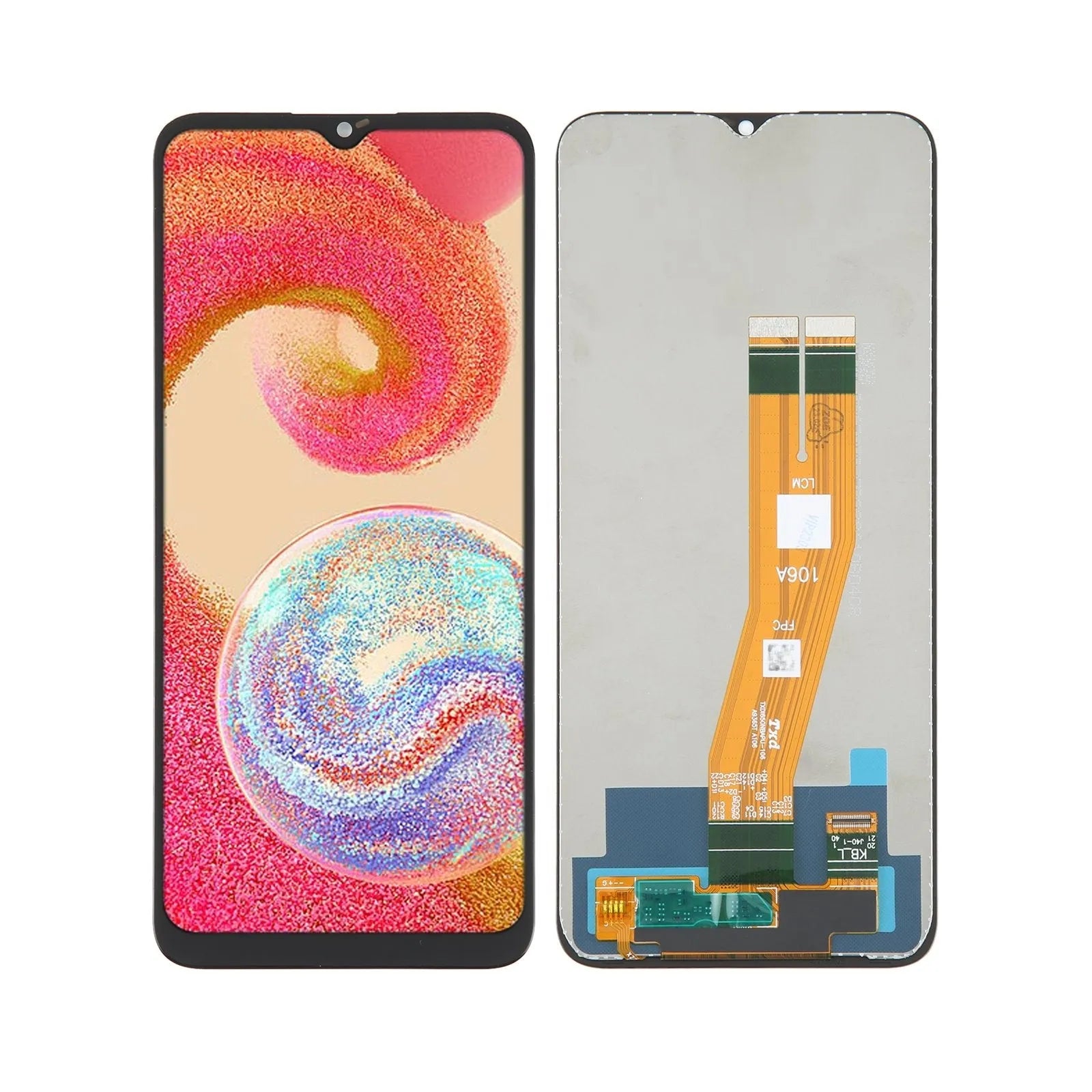 For Samsung Galaxy A04e Replacement LCD Touch Screen Assembly - Black