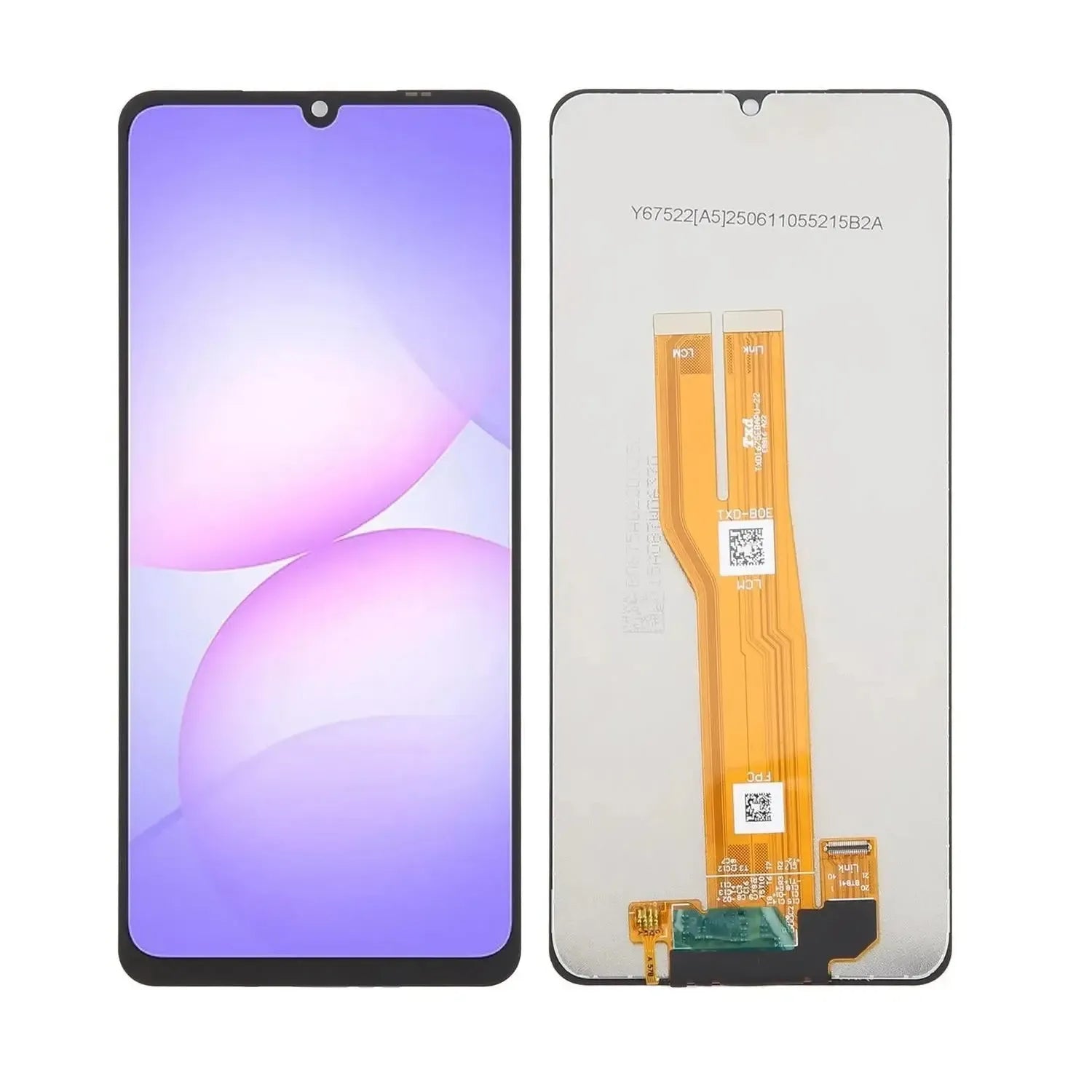 For Samsung Galaxy A07 4G SM-A075F Replacement LCD Touch Screen Assembly - Black