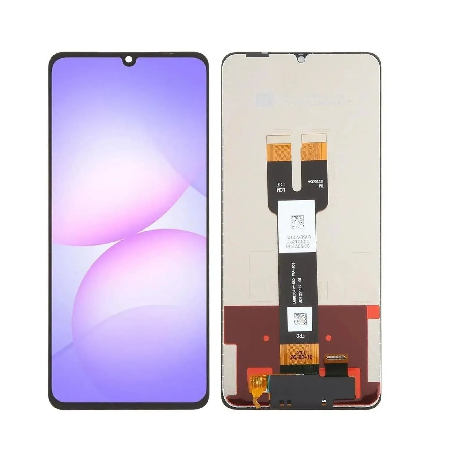For Samsung Galaxy A07 5G SM-A076B Replacement LCD Touch Screen Assembly With Digitizer - Black