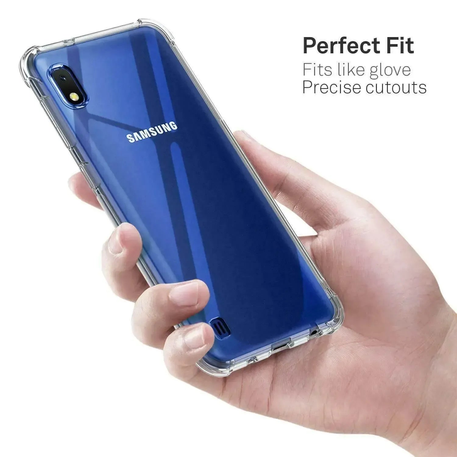 For Samsung Galaxy A10 M10 Case Cover Clear ShockProof Soft TPU Silicone