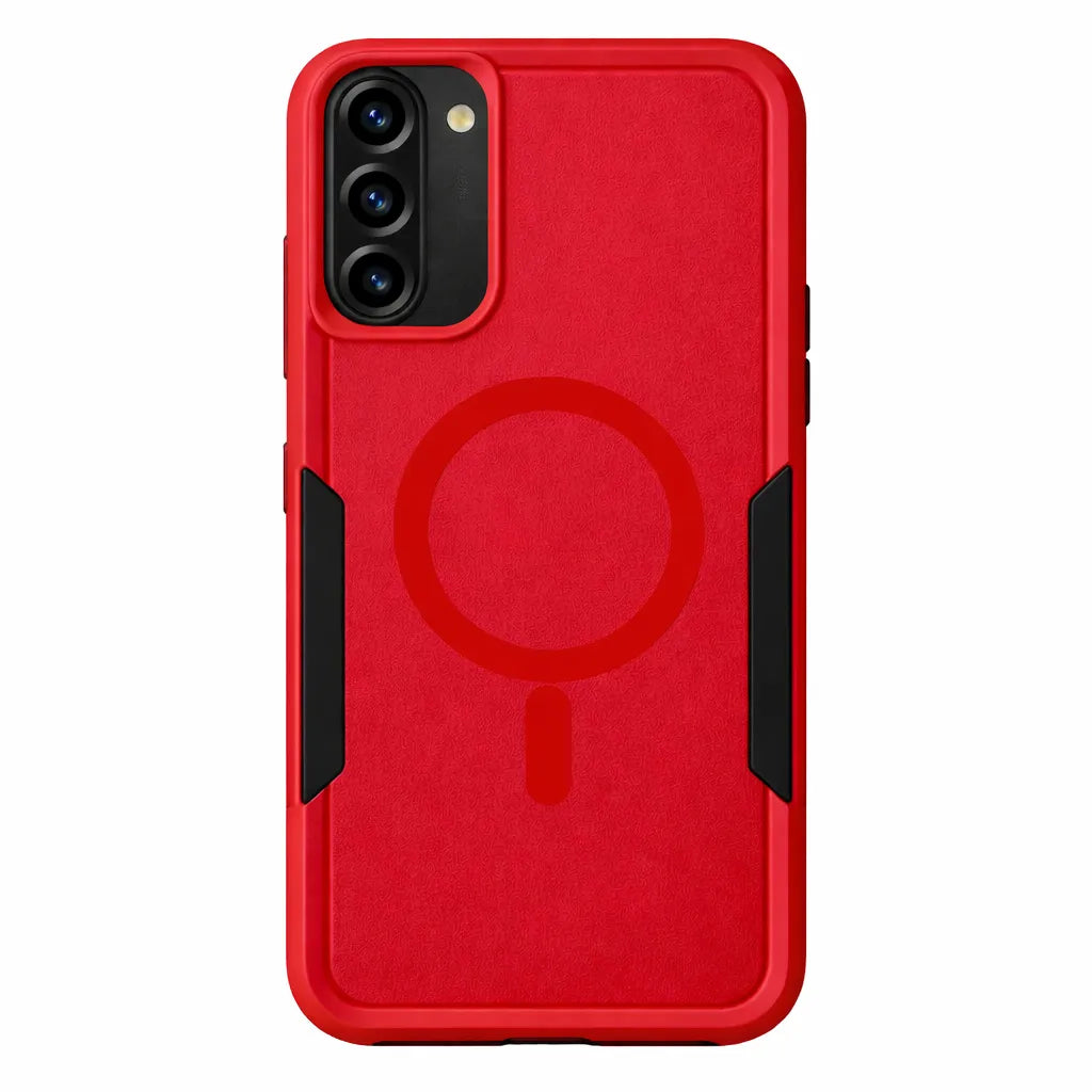 For Samsung Galaxy A26 5G Exploiter Magsafe Case Red