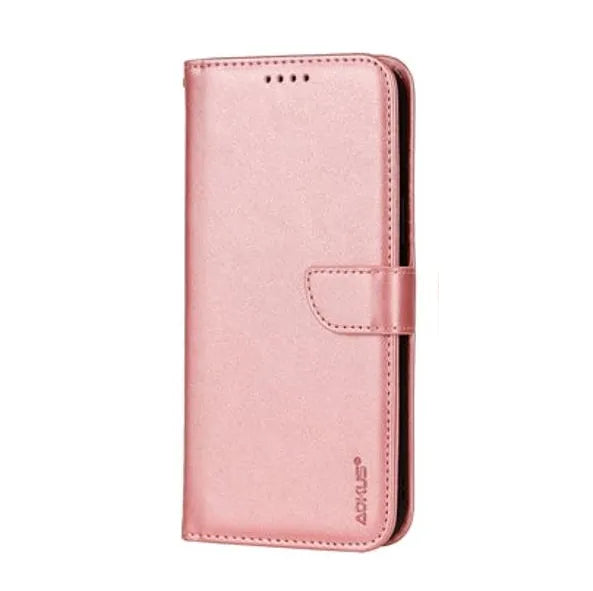 For Samsung Galaxy A26 5G Premium Wallet Case Rose Gold