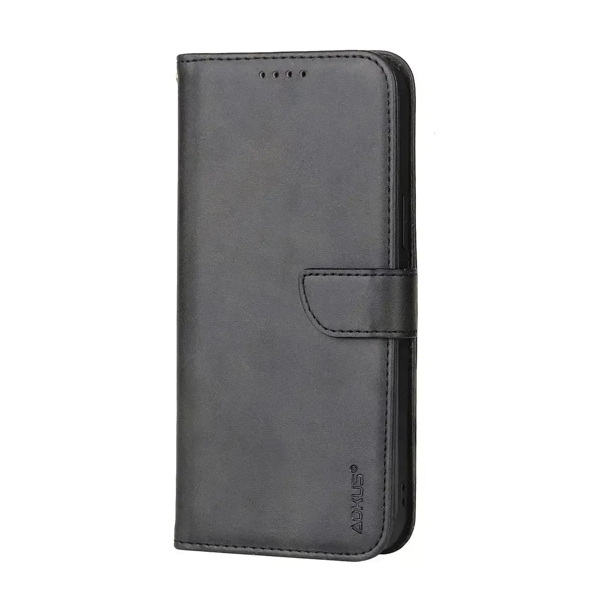 For Samsung Galaxy A27 5G Premium Wallet Case Black