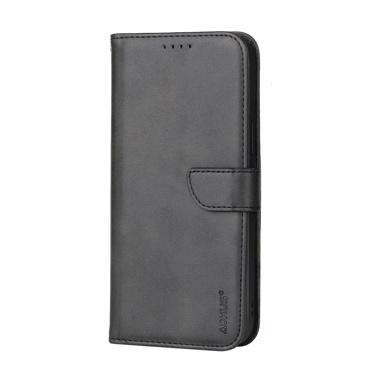 For Samsung Galaxy A35 5G Premium Aokus Wallet Case Black