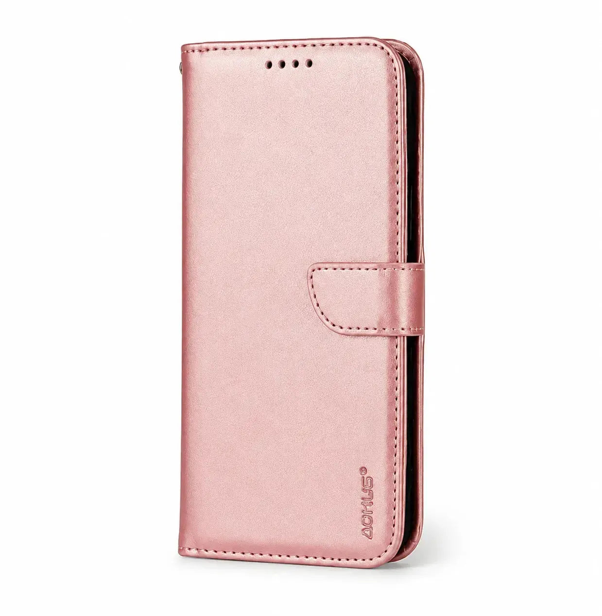 For Samsung Galaxy A37 Premium Wallet Case Rose Gold