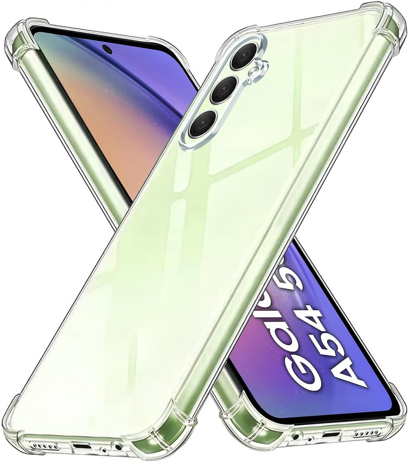 For Samsung Galaxy A54 5G Shockproof Transparent Gel Case