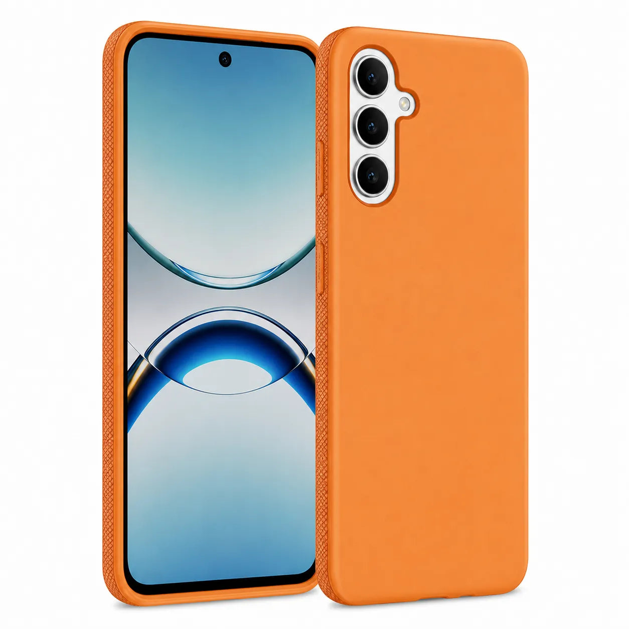 For Samsung Galaxy A57 Premium Silicon Case Orange