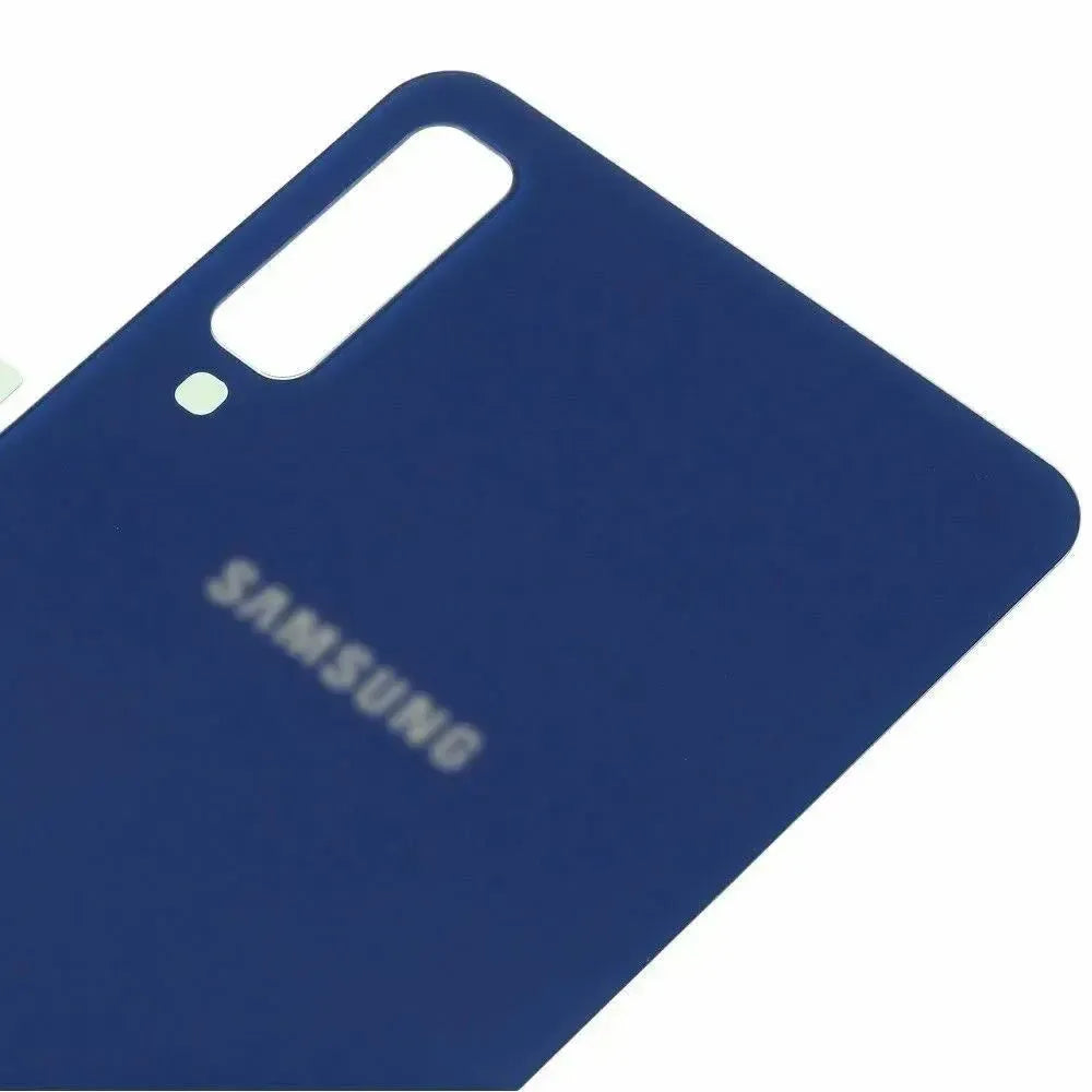 For Samsung Galaxy A7 2018 Replacement Battery Cover Rear Panel With Adhesive Blue