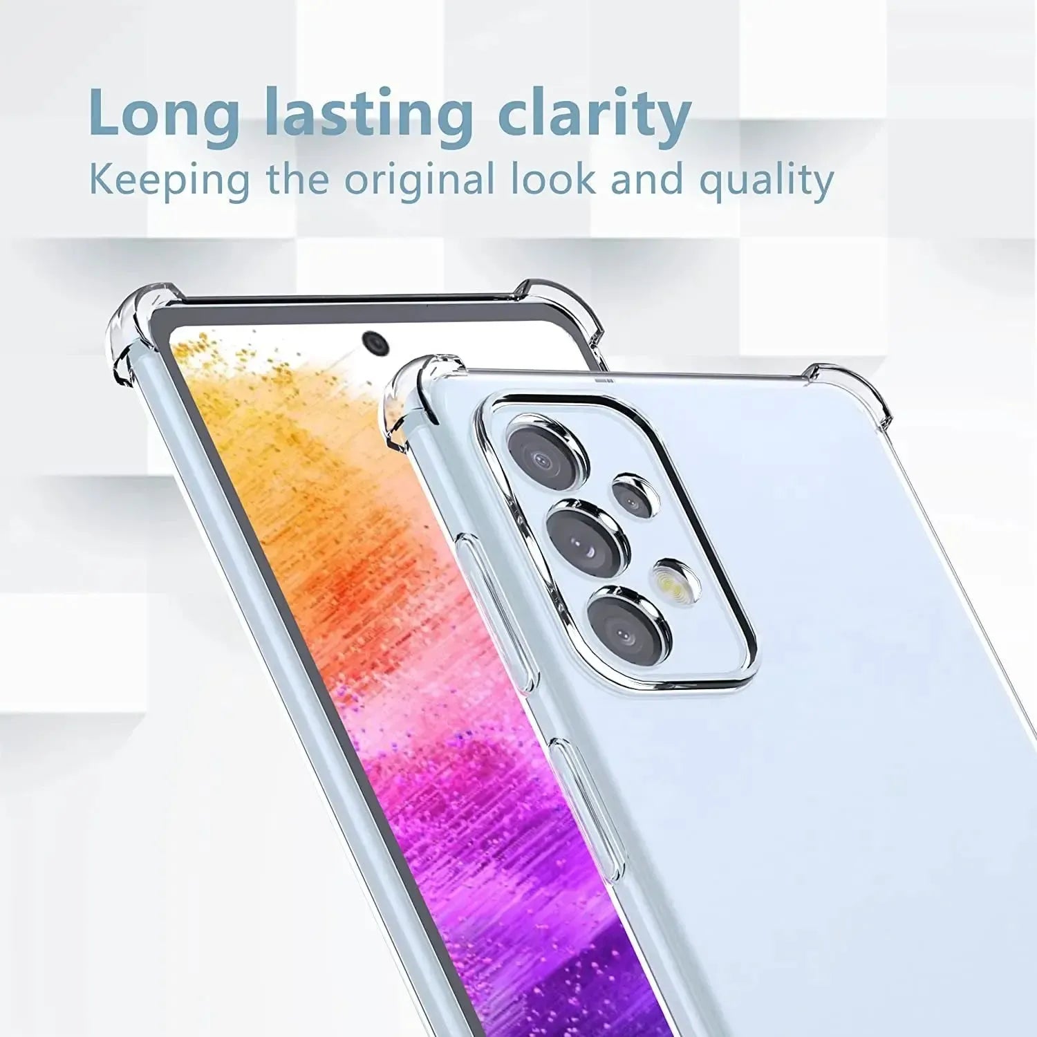For Samsung Galaxy A73 5G Case Cover Clear ShockProof Soft TPU Silicone