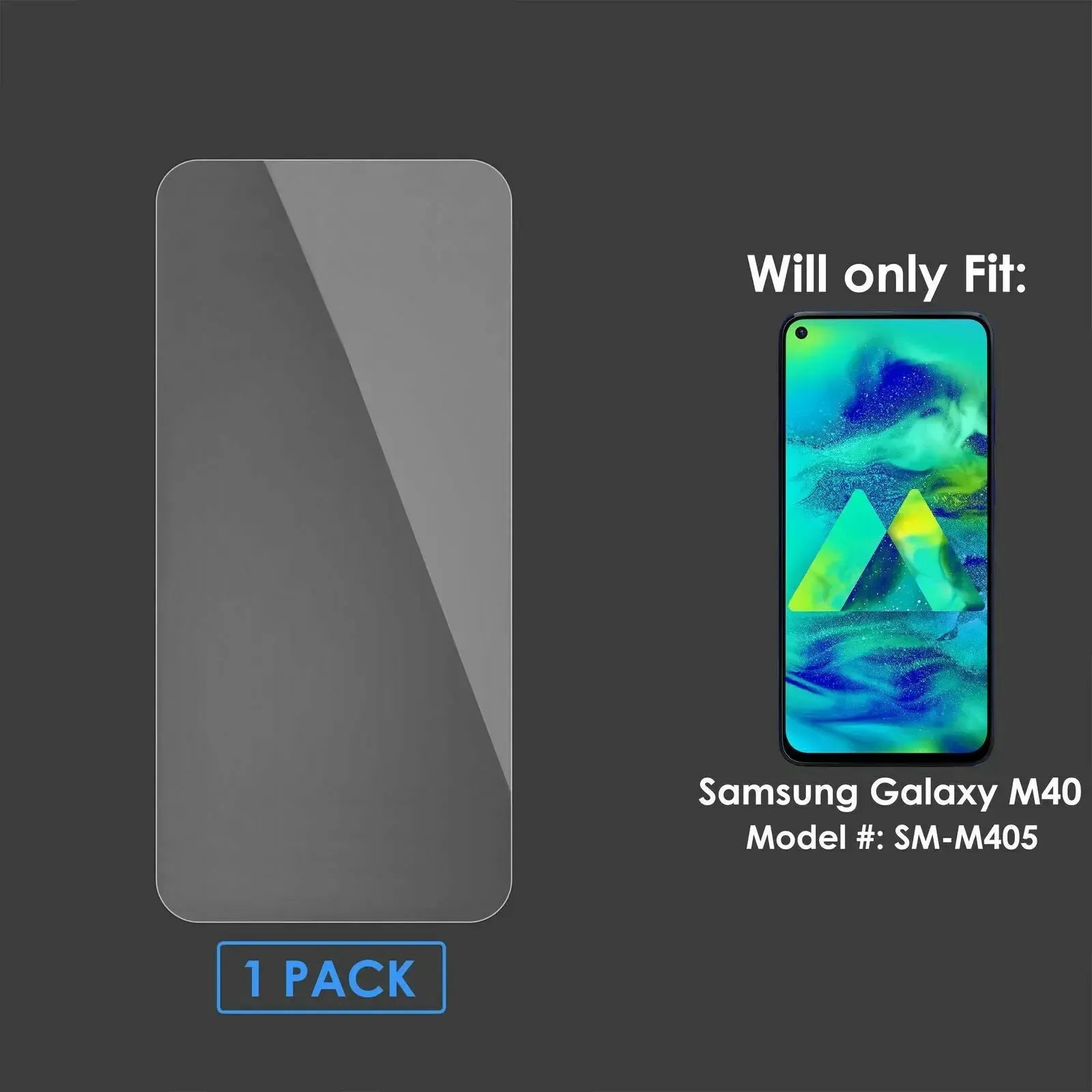 For Samsung Galaxy M40 Tempered Glass