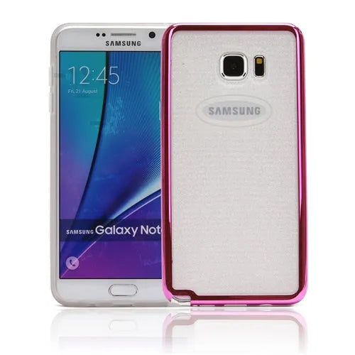 For Samsung Galaxy Note 5 N920 Gel Case Glitter Rose