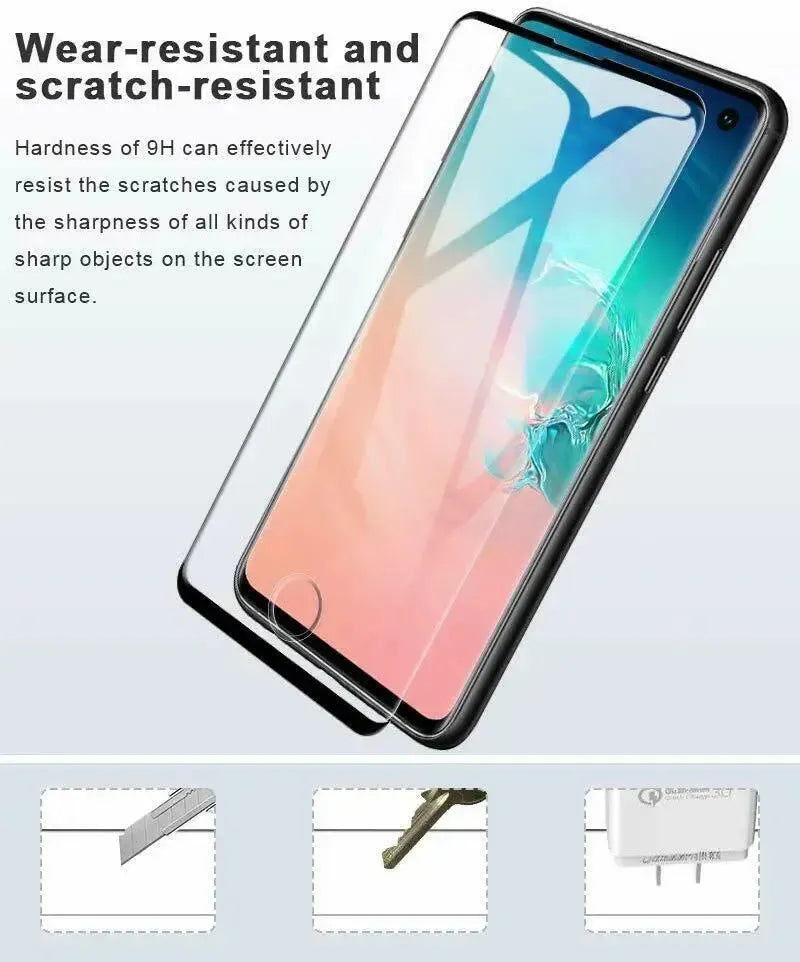 For Samsung Galaxy S10 - 9D Full Coverage Tempered Glass