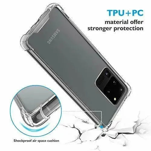 For Samsung Galaxy S20 Ultra / S20 Ultra 5G Case Cover Clear ShockProof Soft TPU Silicone