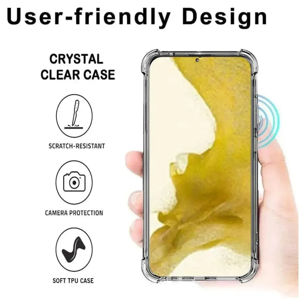 For Samsung Galaxy S22 Plus Case Cover Clear ShockProof Soft TPU Silicone