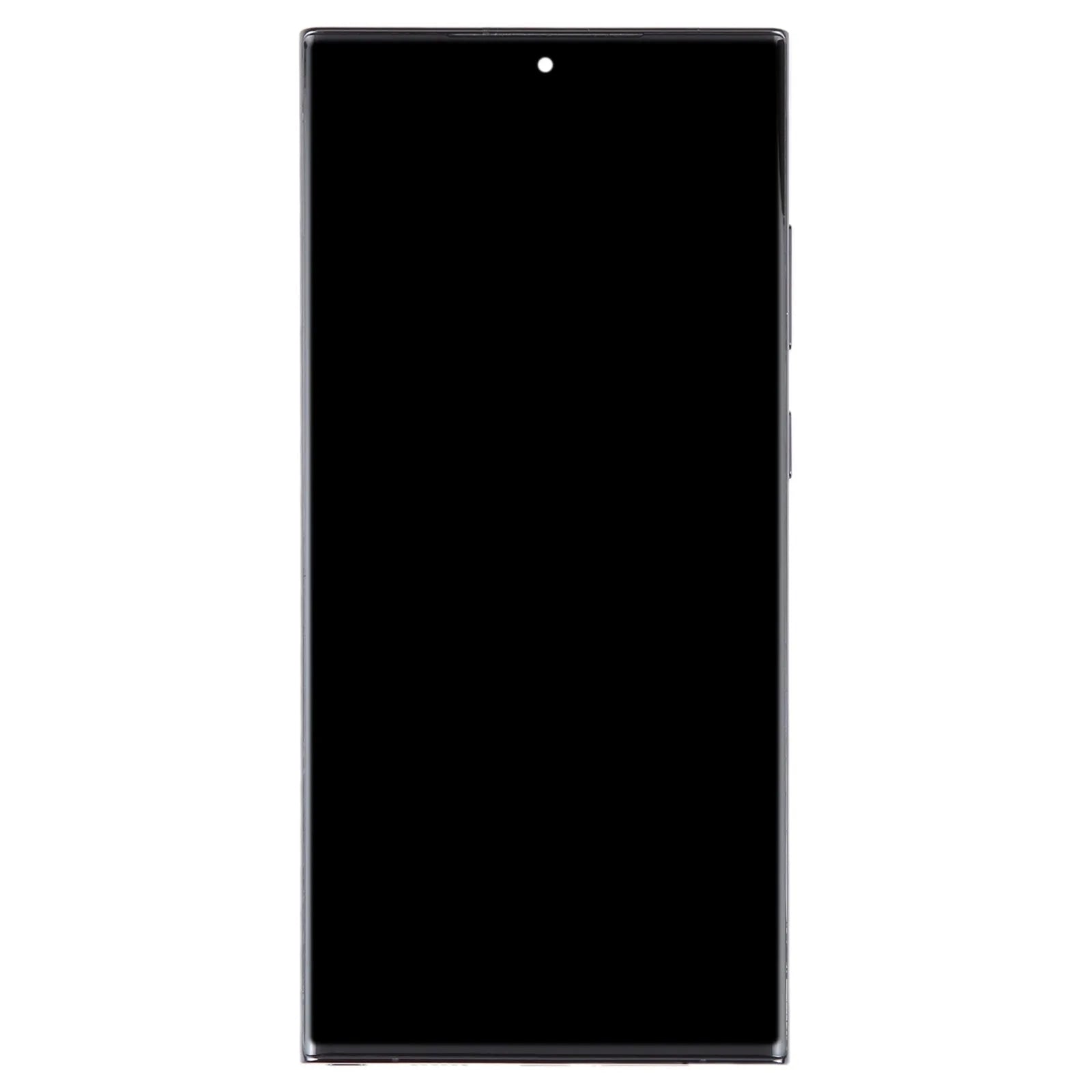 For Samsung Galaxy S23 Ultra 5G LCD Screen Replacement With Frame - Black