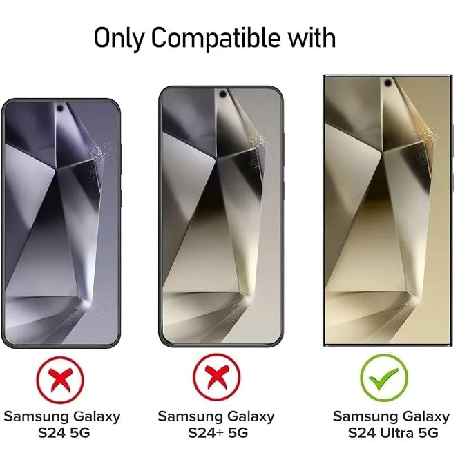 For Samsung Galaxy S24 Ultra Full Coverage 9D Tempered Glass