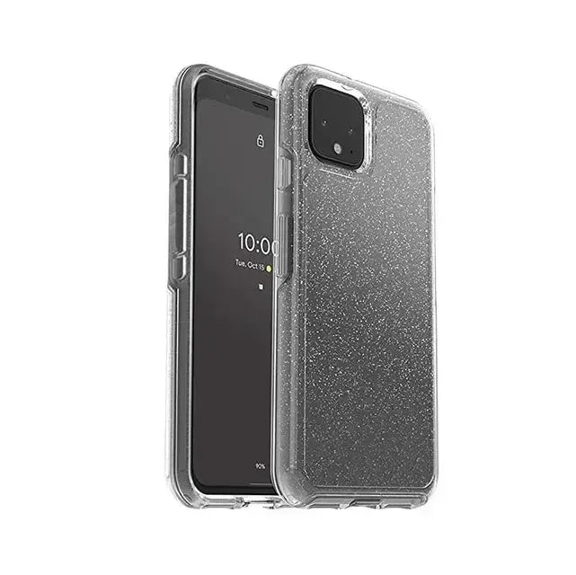 For Samsung Galaxy S25 Edge Heavy Duty Axis Design Case Glitter Clear