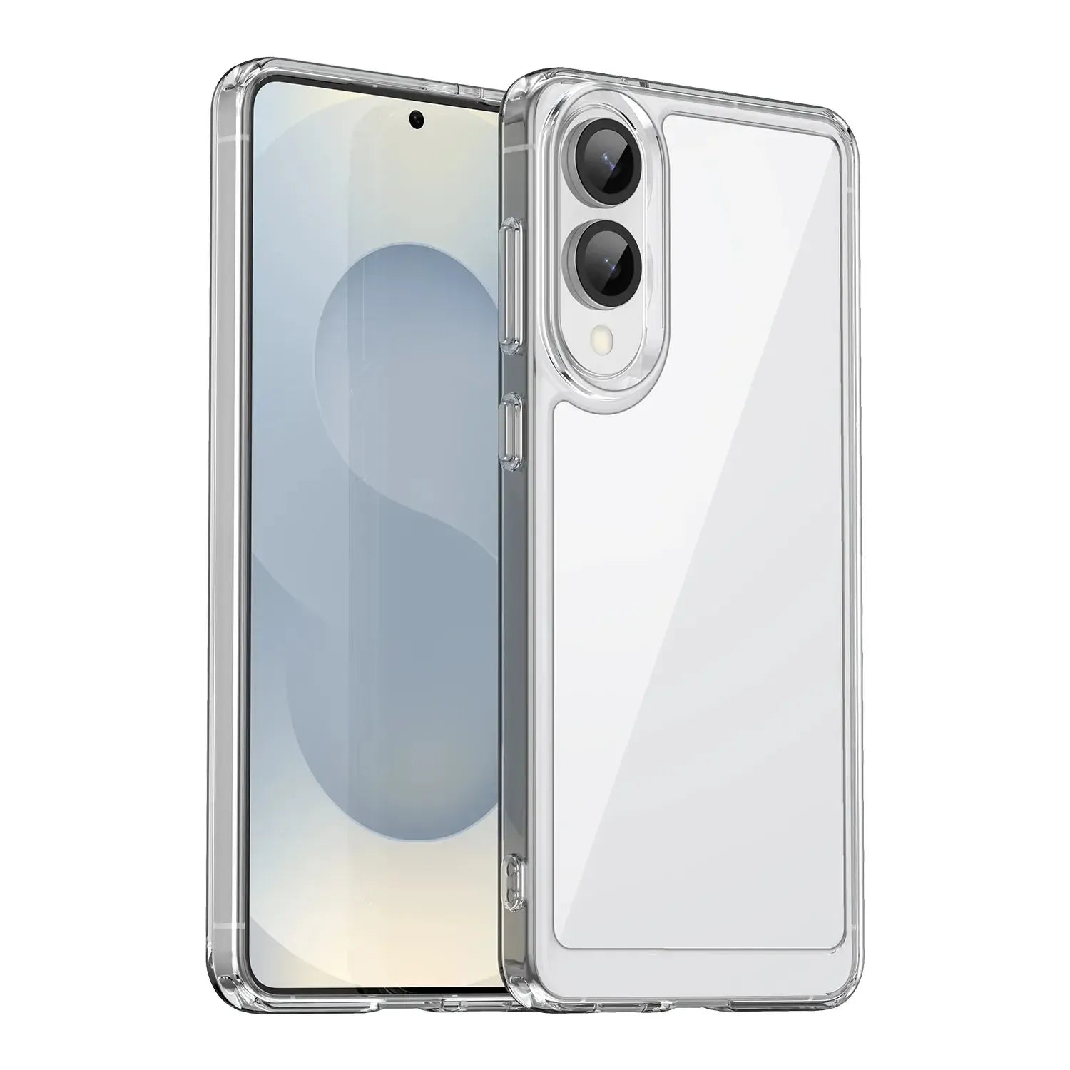 For Samsung Galaxy S25 Edge Heavy Duty Axis Design Case Transparent