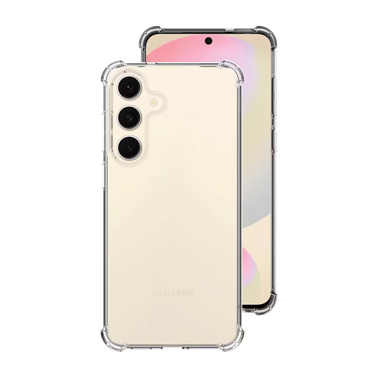 For Samsung Galaxy S25 FE Shockproof Transparent Gel Case