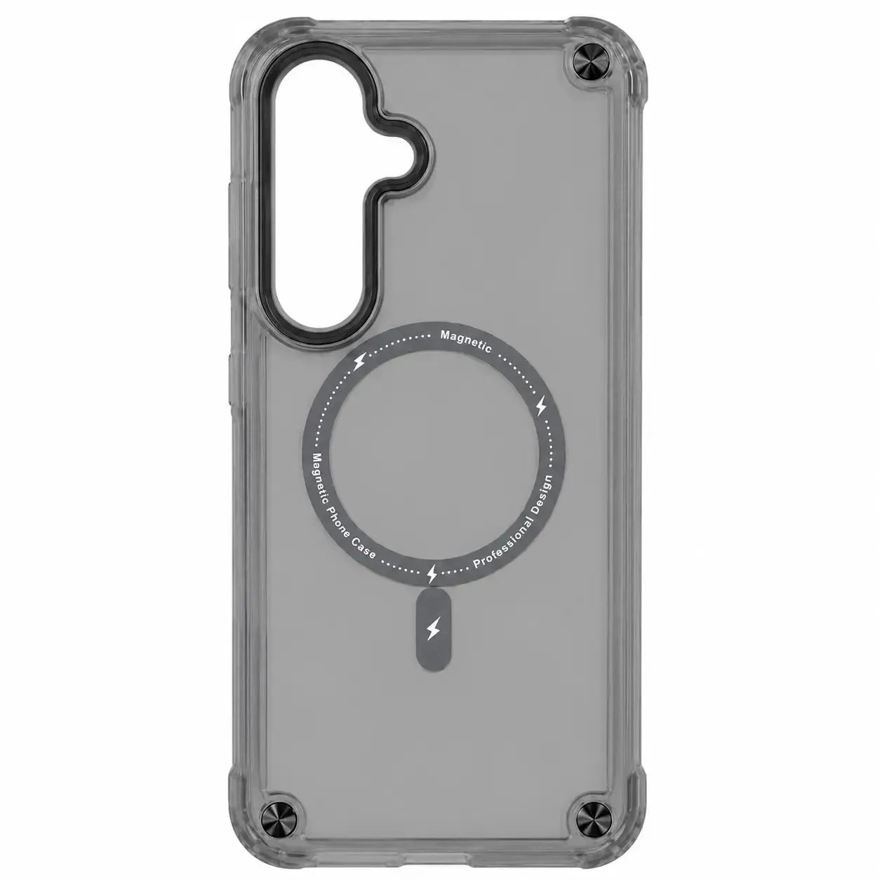 For Samsung Galaxy S25 Plus / S24 Plus Shockproof Bumber Magsafe Case Black