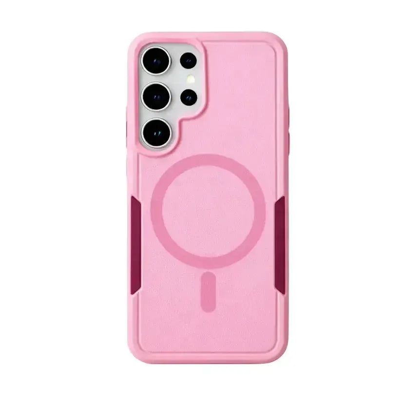 For Samsung Galaxy S25 Ultra Axis Exploiter Magsafe Case Pink