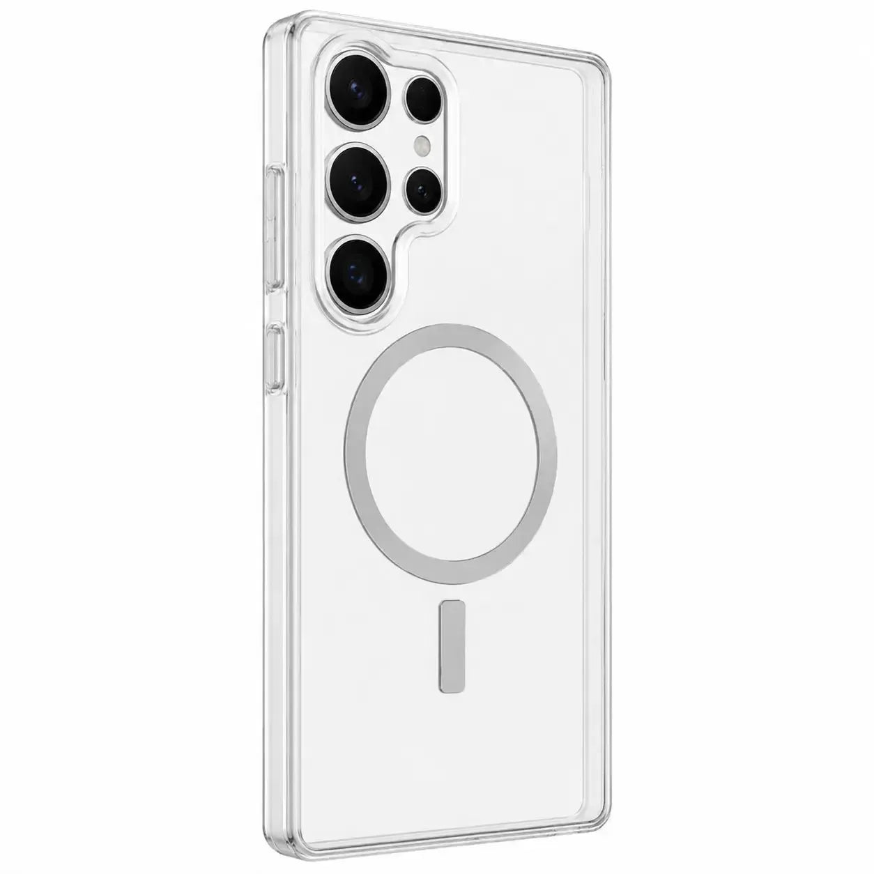 For Samsung Galaxy S25 Ultra Heavy Duty Axis Magsafe Transparent Magnetic Case