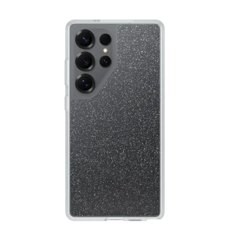 For Samsung Galaxy S25 Ultra Heavyduty Symmetry Design Case Glitter Clear