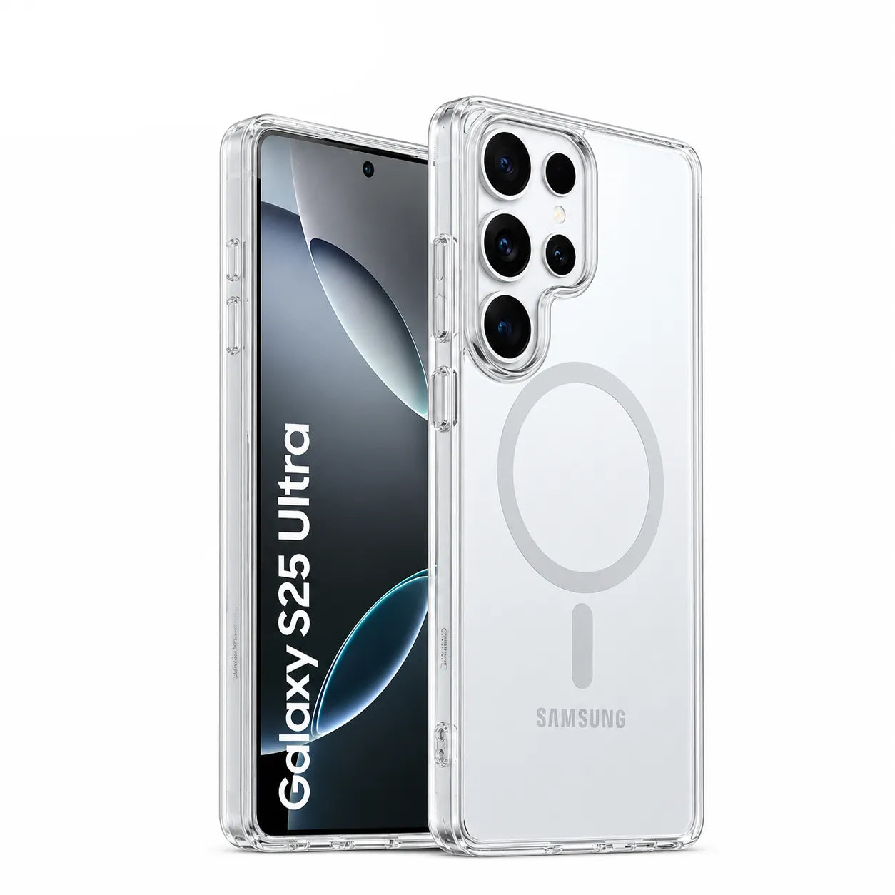 For Samsung Galaxy S25 Ultra Magsafe Terminator Axis Case Transparent